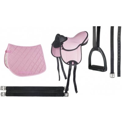 HKM Set Sedlo Shetland pony BEGINNER růžový – Zboží Dáma