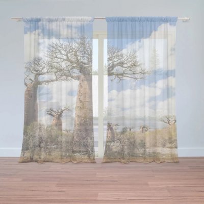 Sablio Záclony Strom: 2ks 150x250cm – Hledejceny.cz