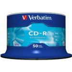 Verbatim CD-R 700MB 52x, AZO, spindle, 50ks (43351) – Hledejceny.cz