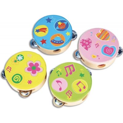 Bontempi Tamburína dětská dřevěná 12 cm – Hledejceny.cz