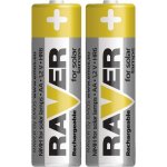 RAVER SOLAR NiMH AA 600 mAh 2ks 1332212030 – Zbozi.Blesk.cz