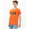 Dětské tričko Winkiki kids Wear chlapecké tričko Life oranžová