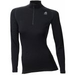 Aclima Triko s dlouhým rukávem WarmWool Mock Neck shirt Woman Jet Blac – Sleviste.cz