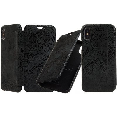 Pouzdro Carastyle Graffi Lace iPhone XS MAX Černé