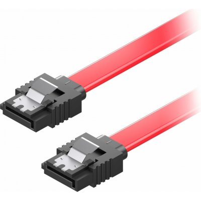 AlzaPower SATA 3.0 6Gbps 0.3m červený APW-CBSA3003R – Zboží Mobilmania