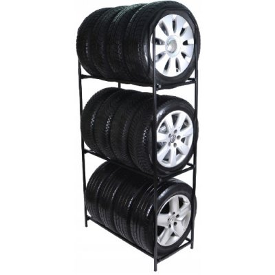 Wochal Regál na pneumatiky 12 x 235 R12P černý – Sleviste.cz