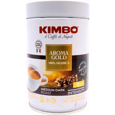 Kimbo Aroma Gold mletá 250 g – Sleviste.cz