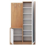 ASIR Předsíňová stěna BROC dub bílá – Zboží Dáma