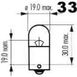 Narva R10W BA15s 24V 10W HD