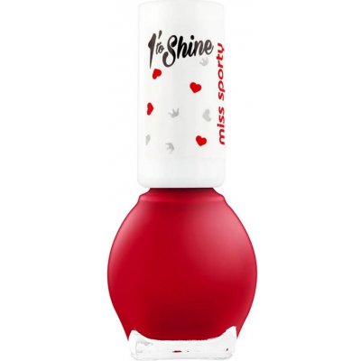 Miss Sporty lak na nehty 1 To Shine 220 rudý červený 7 ml – Zboží Dáma