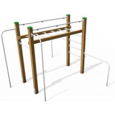 Monkeyś Home Workoutový prvek venkovní fitness sestava B – Zboží Dáma