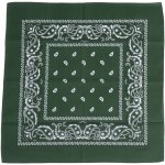 Bandana šátek zelená/bílá – Hledejceny.cz