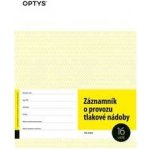 Optys 1236 Záznamník o provozu tlakové nádoby A4 nepropisující 16 listů – Zboží Živě