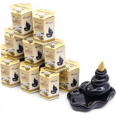 Zafilo Backflow vonné kužely Sandalwood & Vanilla 33 g – Hledejceny.cz