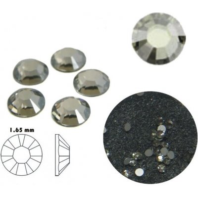 Swarovski Krystal tmavý 1,65 mm 30 ks – Hledejceny.cz