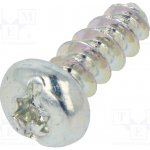 BOSSARD 8278024 Vrut; pro plasty; 2,2x6; Hlava: válcová; plochá,Torx®; TX06,0,65mm – Hledejceny.cz