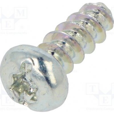 BOSSARD 8278024 Vrut; pro plasty; 2,2x6; Hlava: válcová; plochá,Torx®; TX06,0,65mm – Hledejceny.cz