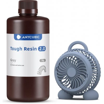AnyCubic Tough 2.0 šedý 1kg – Sleviste.cz