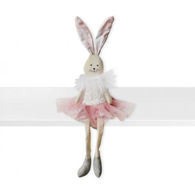 Lepaso Zajíc nohatý textil 31cm – Hledejceny.cz