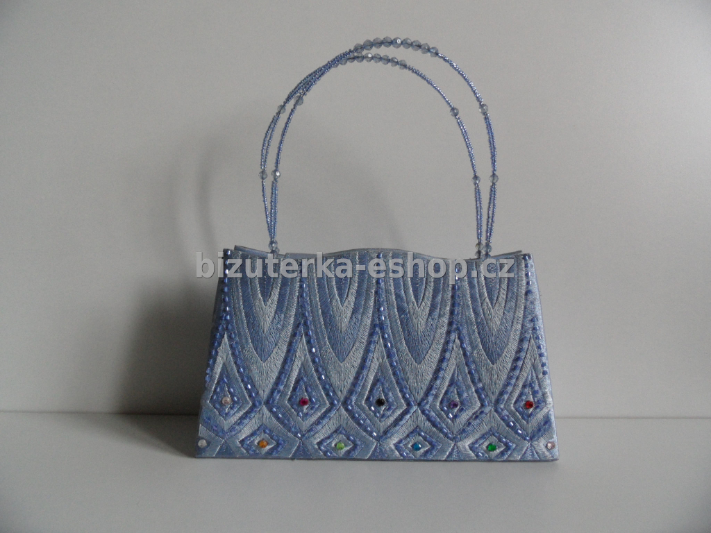 bizuterka-eshop.cz společenská kabelka modro fialková BZ-03269