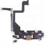 Apple iPhone 13 Pro - Nabíjecí Konektor + Flex Kabel (Gold), Gold – Zboží Živě