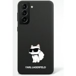 Pouzdro Karl Lagerfeld Liquid Silicone Choupette NFT na Samsung Galaxy S23 Ultra černé – Zboží Mobilmania