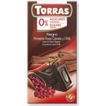 Torras ES Torras čokoláda DIA hořká ček. s chilli 75 g – Zboží Mobilmania