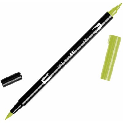 Oboustranný štětcový fix Tombow ABT DUAL - zelená Barva: 126 - Light Olive – Zboží Dáma
