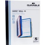 Durable Vario nástěnný držák s 10 barevnými kapsami A4 – Sleviste.cz