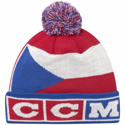 CCM Flag Pom Knit Team Czech červená – Sleviste.cz