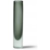 Váza Philippi NOBIS M Skleněná váza 30 cm šedo-zelená