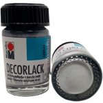 Marabu Decorlack akrylová barva stříbrná lesklá 15 ml – Sleviste.cz