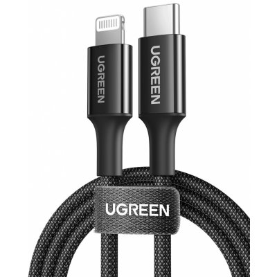 Ugreen 90493 USB-C to Lightning, 1m, černý – Zboží Mobilmania
