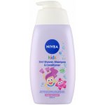 Nivea Kids Magic Berry Scent dětský sprchový gel, šampon a kondicionér 3 v 1 500 ml – Zboží Dáma
