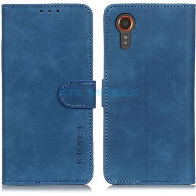 Shield4U Samsung Galaxy XCover 7 SM-G556B Retro Texture otevírací modré – Zboží Mobilmania