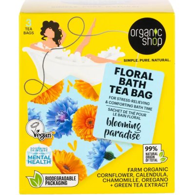 Organic Shop Květinový ráj Bath Tea Bag 3 x 50 g – Hledejceny.cz