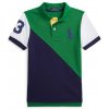 Dětské tričko Dětská bavlněná polokošile Polo Ralph Lauren zelená