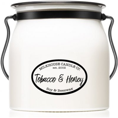 Milkhouse Candle Co. Creamery Tobacco & Honey 454 g – Zboží Mobilmania