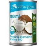 Zdravý den Bio Kokosová smetana 24% 400 ml – Zboží Dáma