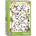EuroGraphics Motýli 1000 dílků – Zboží Mobilmania