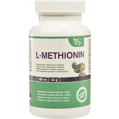 NutriStar Methionin 400 100 kapslí – Hledejceny.cz