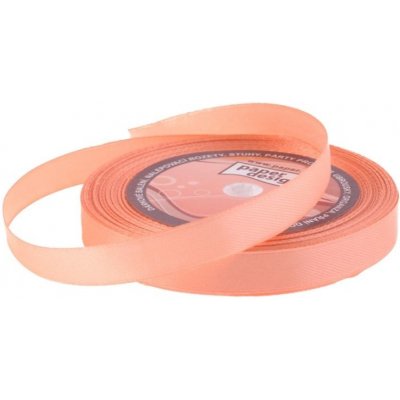 Stuha saténová 12mm/32m light salmon (sv.lososová) – Zboží Dáma