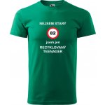 Tričko jsem recyklovaný teenager 82 dárek pro muže k 82 zelené – Hledejceny.cz