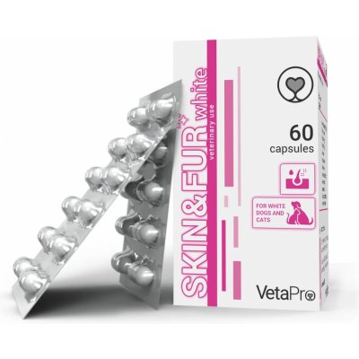 Vetapro Skin & Fur White 60 kapslí – Hledejceny.cz
