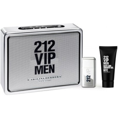 Carolina Herrera 212 VIP Man EDT 50 ml + 100 ml sprchový gel dárková sada – Hledejceny.cz