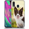 Pouzdro a kryt na mobilní telefon Samsung Pouzdro Head Case Samsung Galaxy A40 BORDER KÓLIE