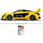 Sluban B0956 Žlutý anglický sporťák – Zboží Dáma