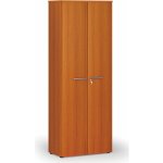 Primo Kancelářská skříň s dveřmi WOOD, 2128 x 800 x 420 mm, třešeň – Zboží Dáma