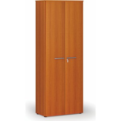 Primo Kancelářská skříň s dveřmi WOOD, 2128 x 800 x 420 mm, třešeň – Zboží Dáma