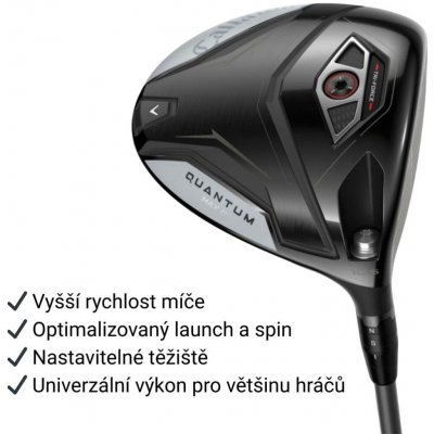 Callaway Quantum Max driver levé 10,5° Regular – Zbozi.Blesk.cz